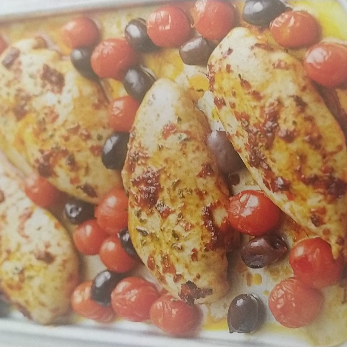 Chicken with harissa & tomatoes