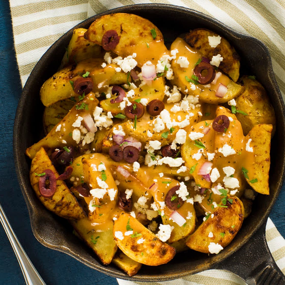 Poutine à la méditerranéenne