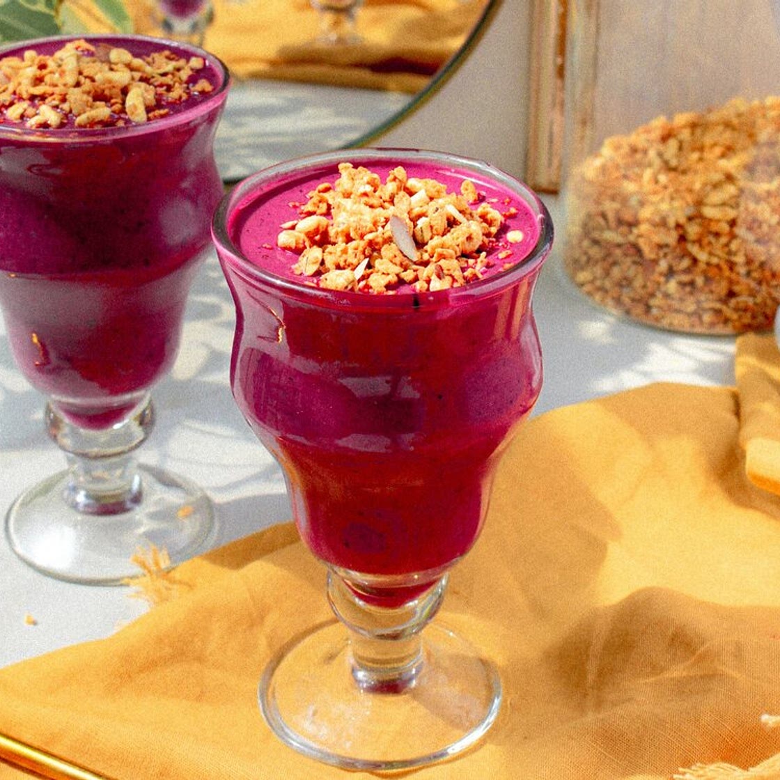 Beet-Tahini Smoothie — Lahb Co. Eats