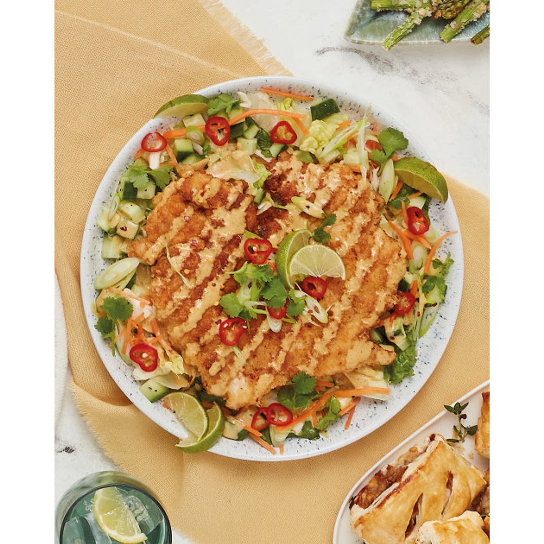 Oriental Chicken Katsu Salad