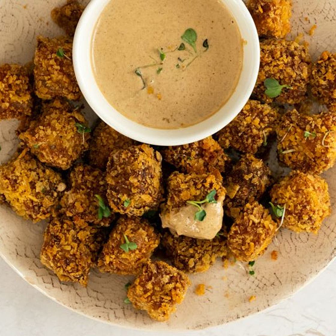 Crispy nuggets de tofu *Vegano