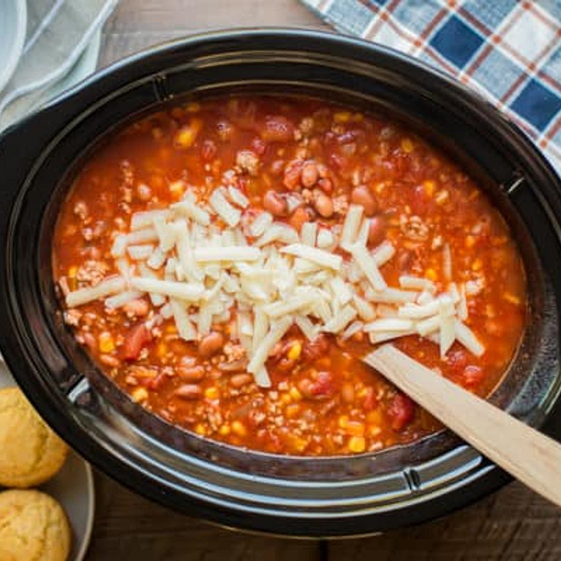 Slow Cooker Chipotle Turkey Chili