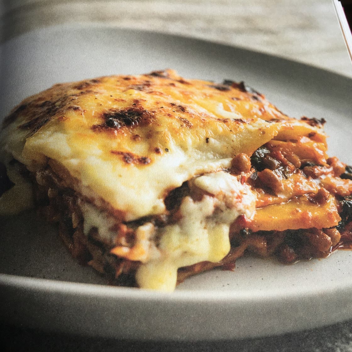 RATATOUILLE, BUTTERNUT & LENTIL LASAGNE