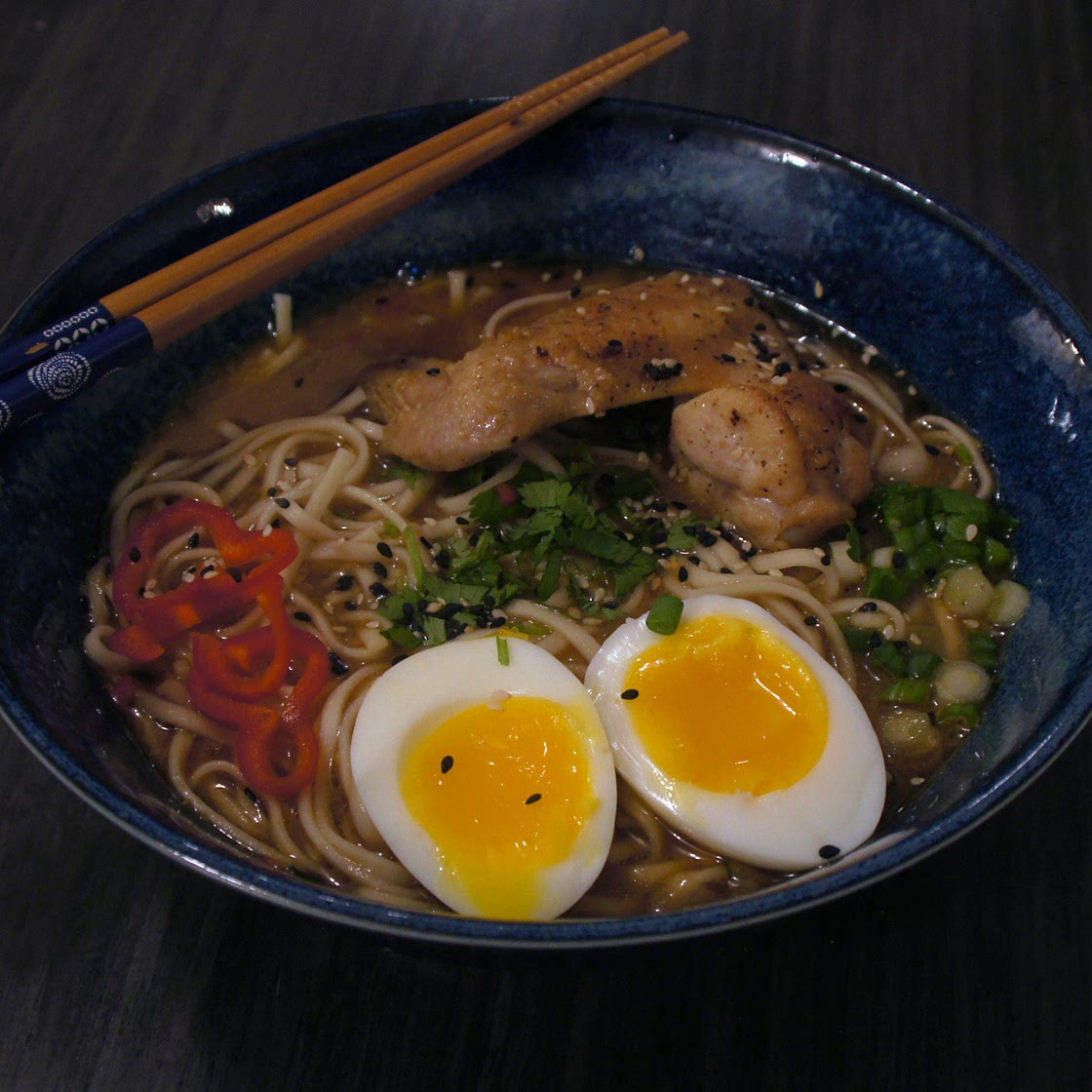 Miso ramen (vegetarian)