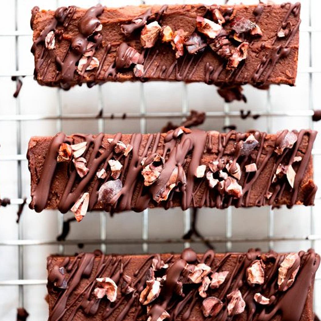 Barritas de chocolate y garbanzos *Sin gluten *Sin lactosa