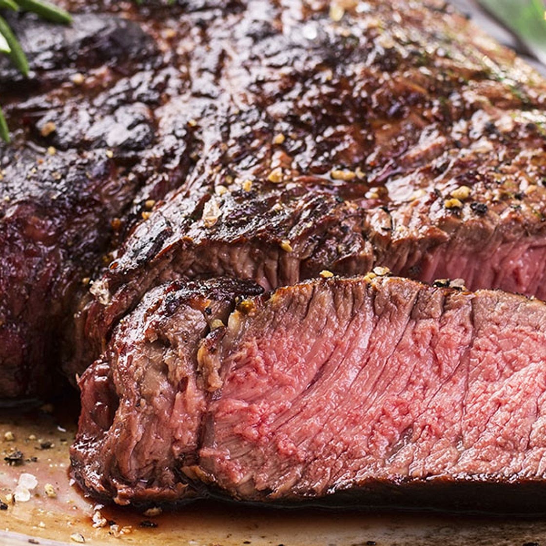 Rib Eye con salsa de cerveza