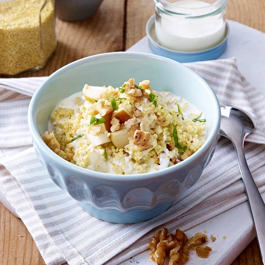 Hirse-Birnen-Müsli