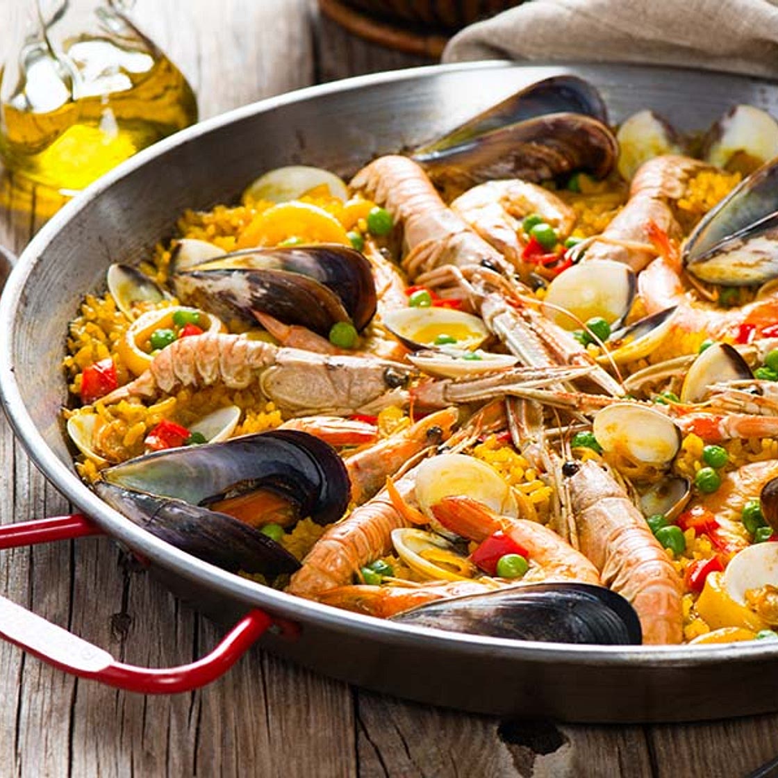 Paella de mariscos