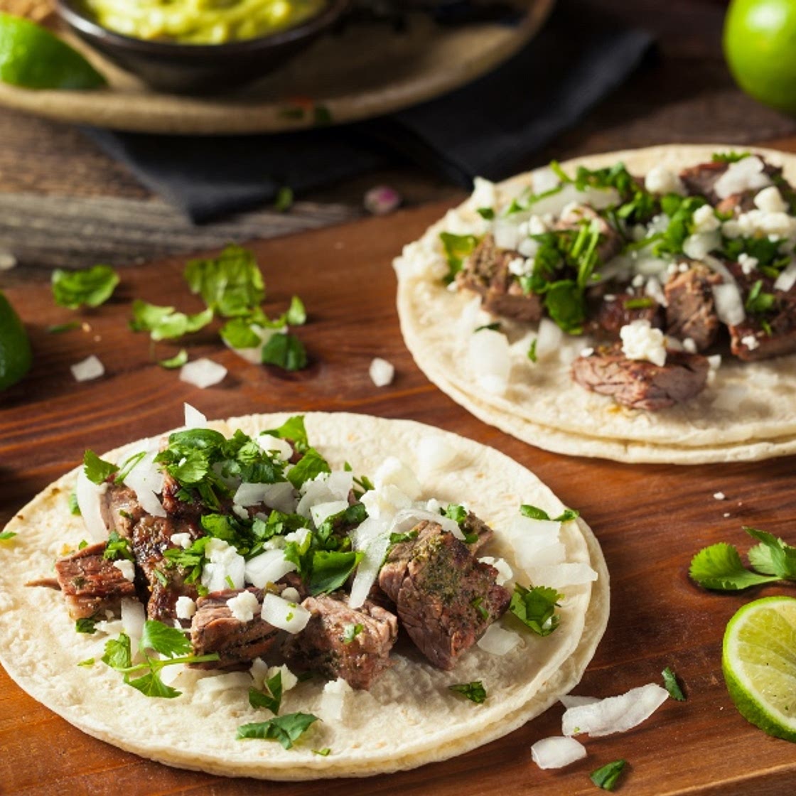 Tacos de cecina