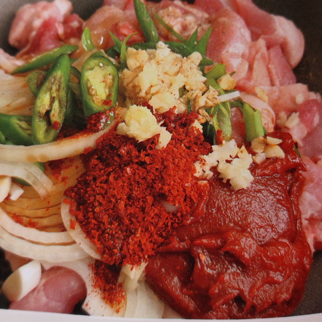Spicy stir-fried pork
