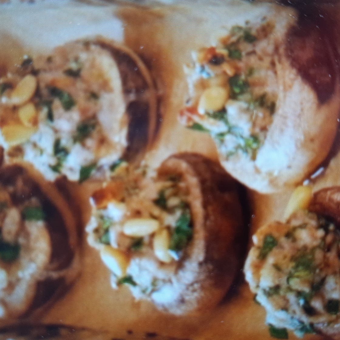Champignons met gehakt