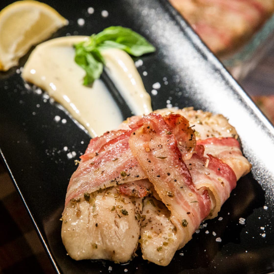 Bacon-Wrapped Tilapia