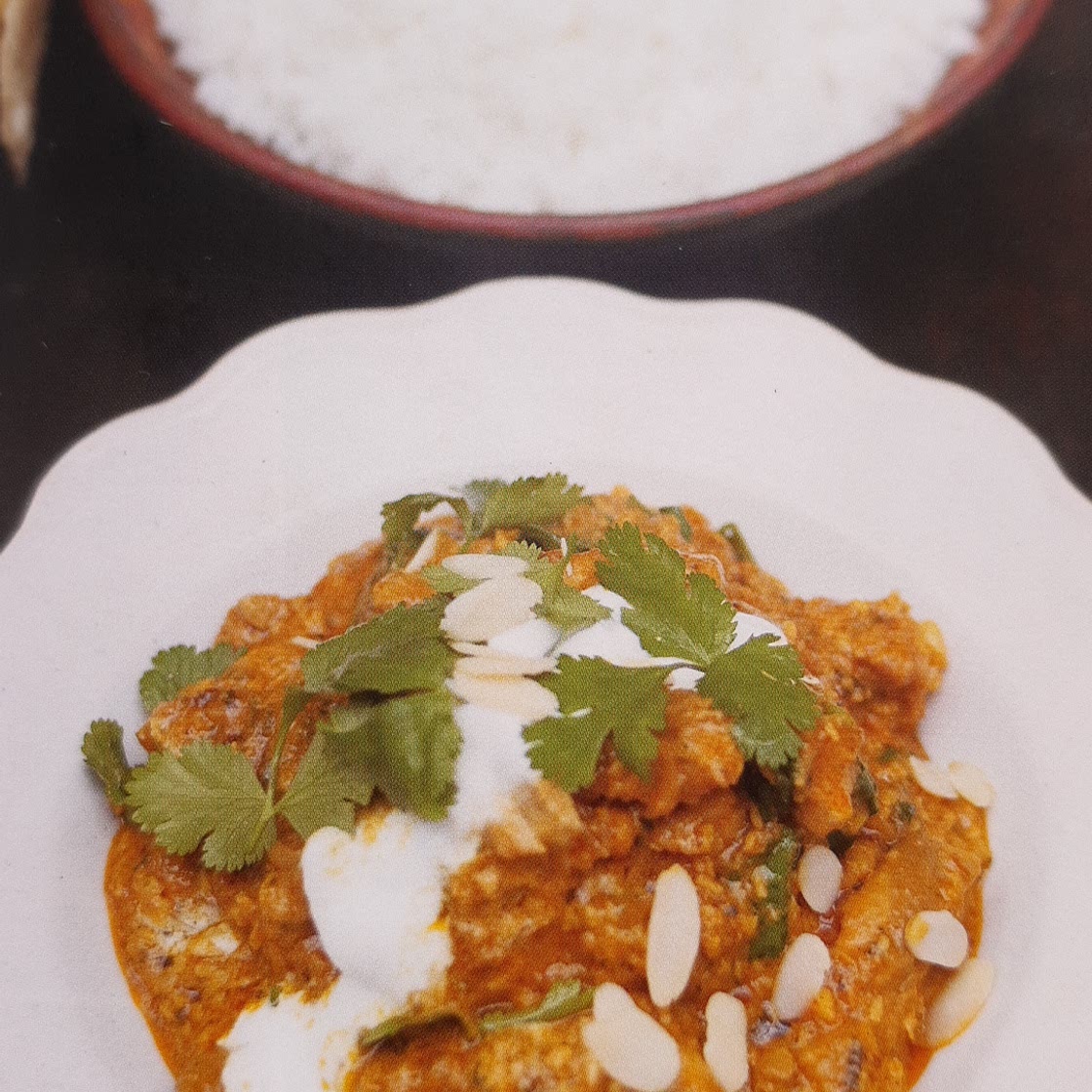 Korma met kip
