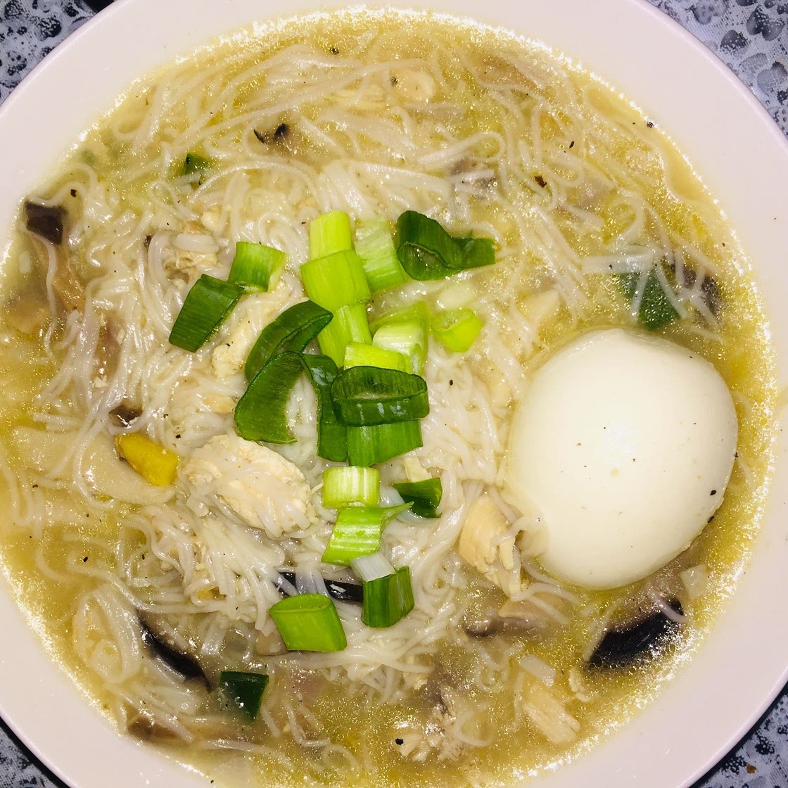 Misua Soup with Boiled Eggs