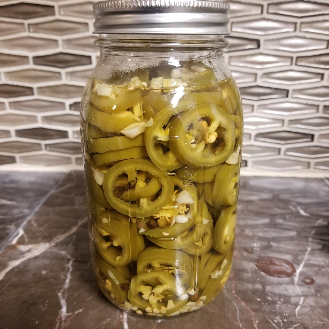 Garlic pepper jalepenos