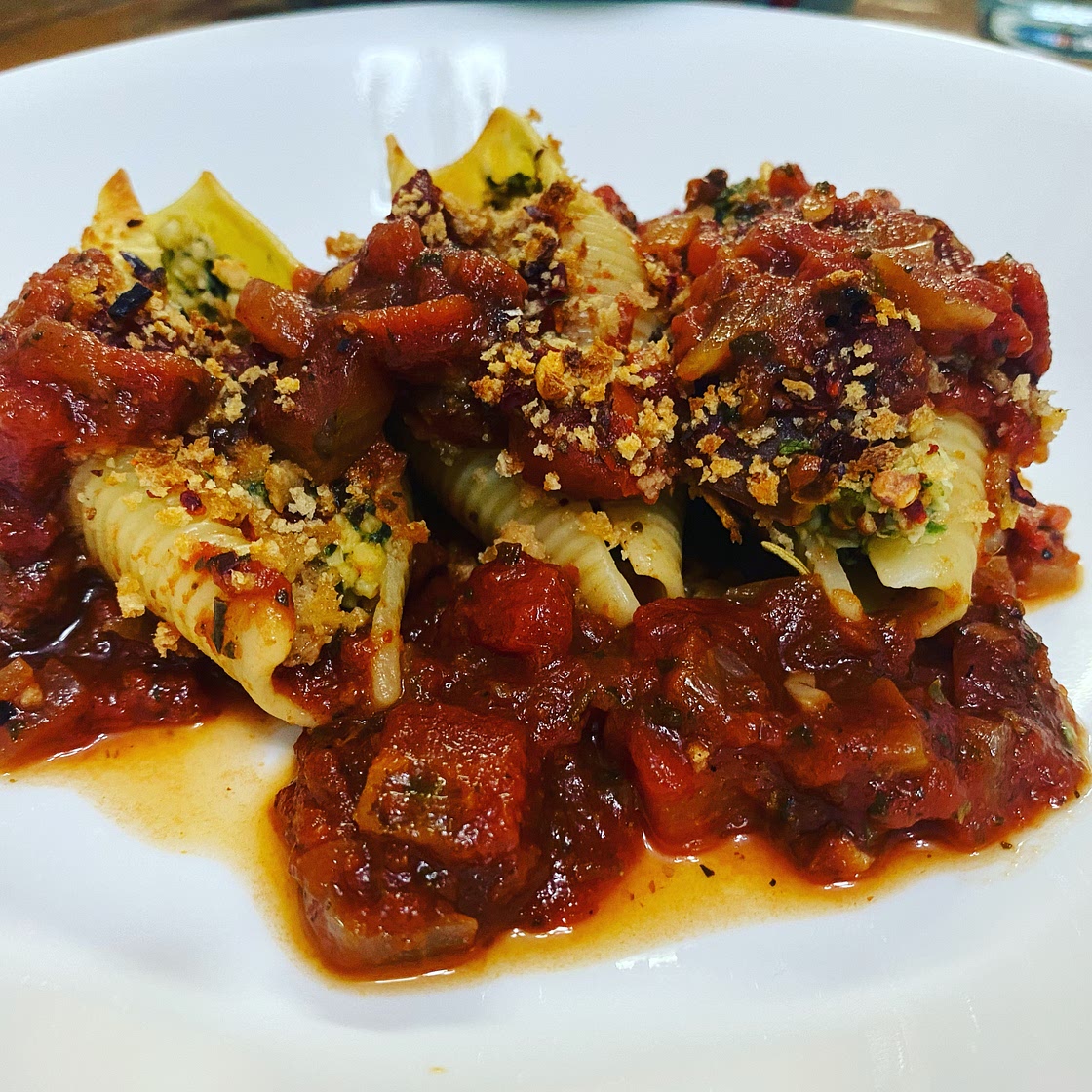 Vegan Stuffed Shells