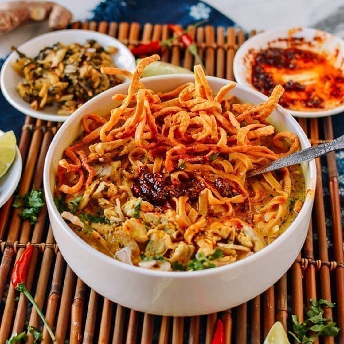 Chicken Khao Soi (Thai Coconut Curry Noodle Soup)