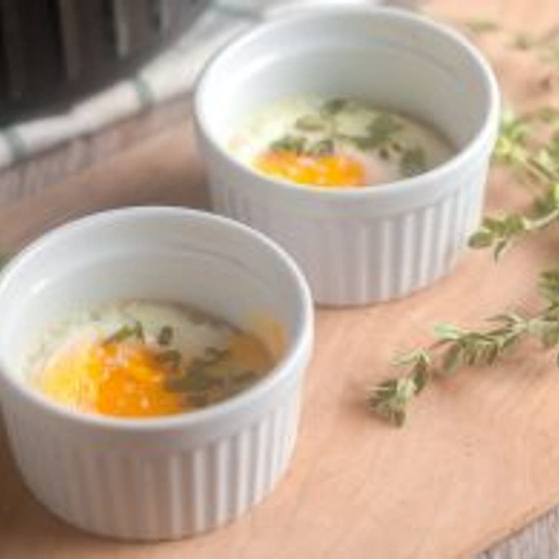 Air Fryer Baked Eggs