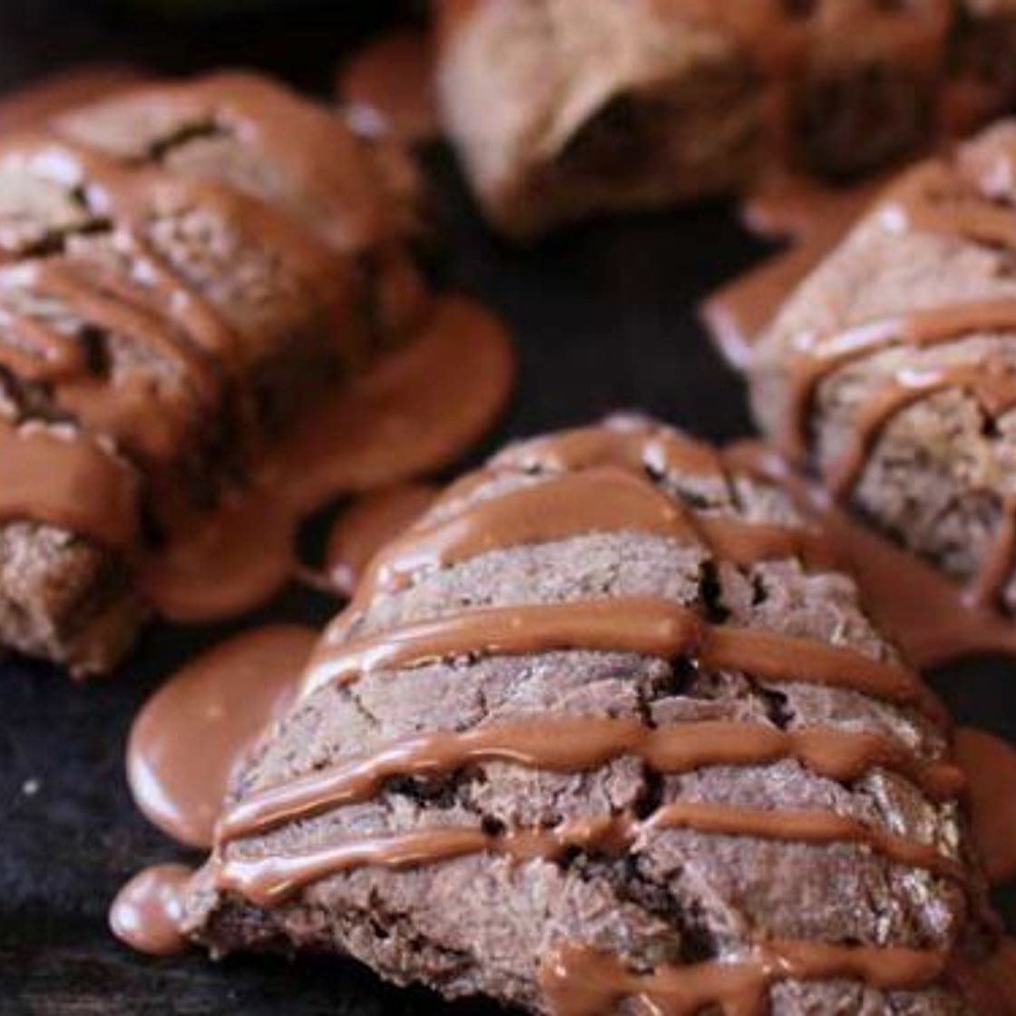 Small Batch Triple Chocolate Scones