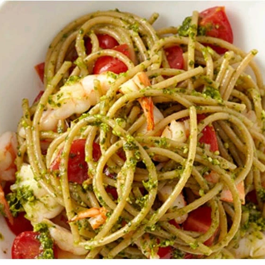 Shrimp pesto