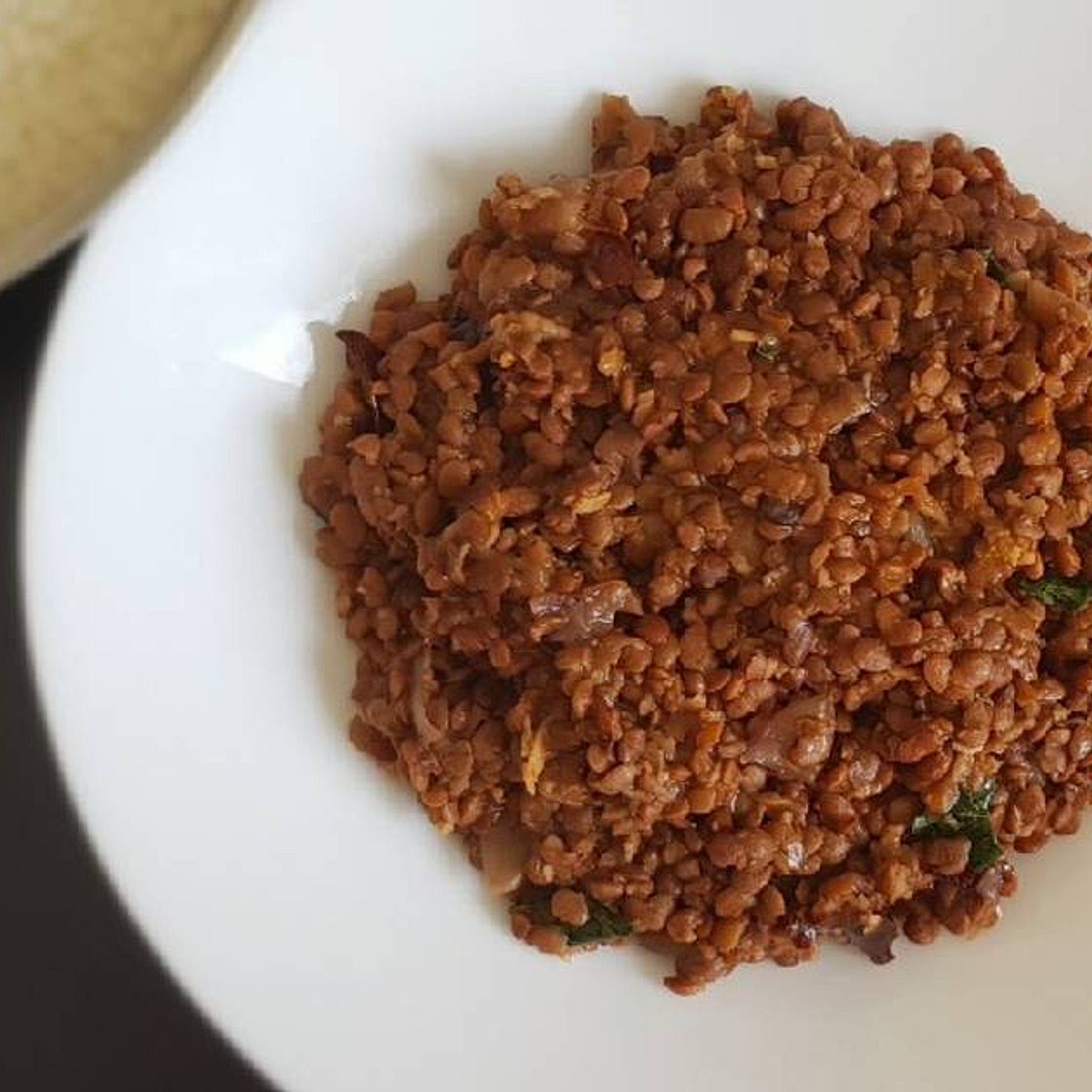 Horse gram stir fry / muthira Thoran