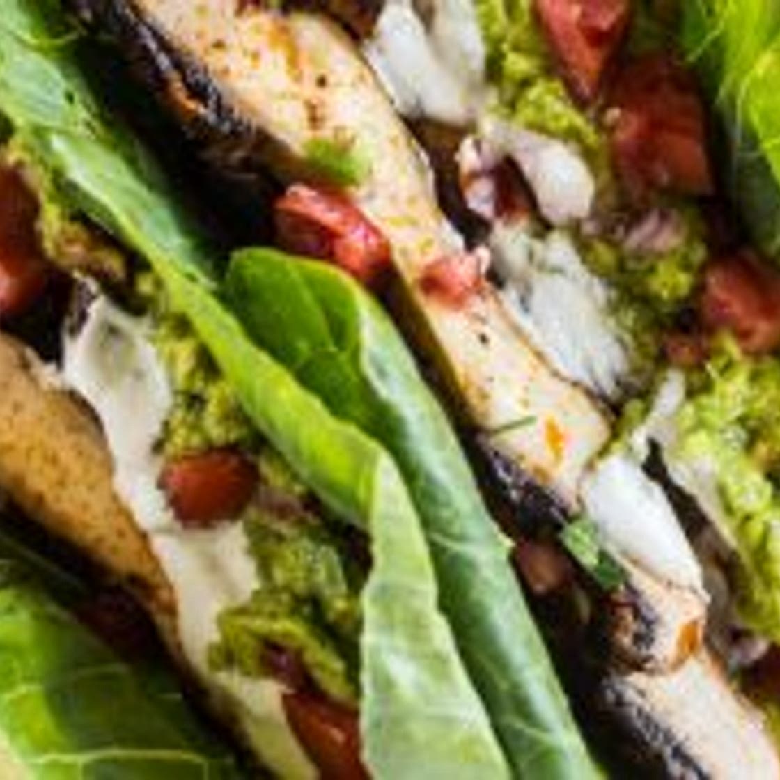 Harissa Portobello Mushroom "Tacos"