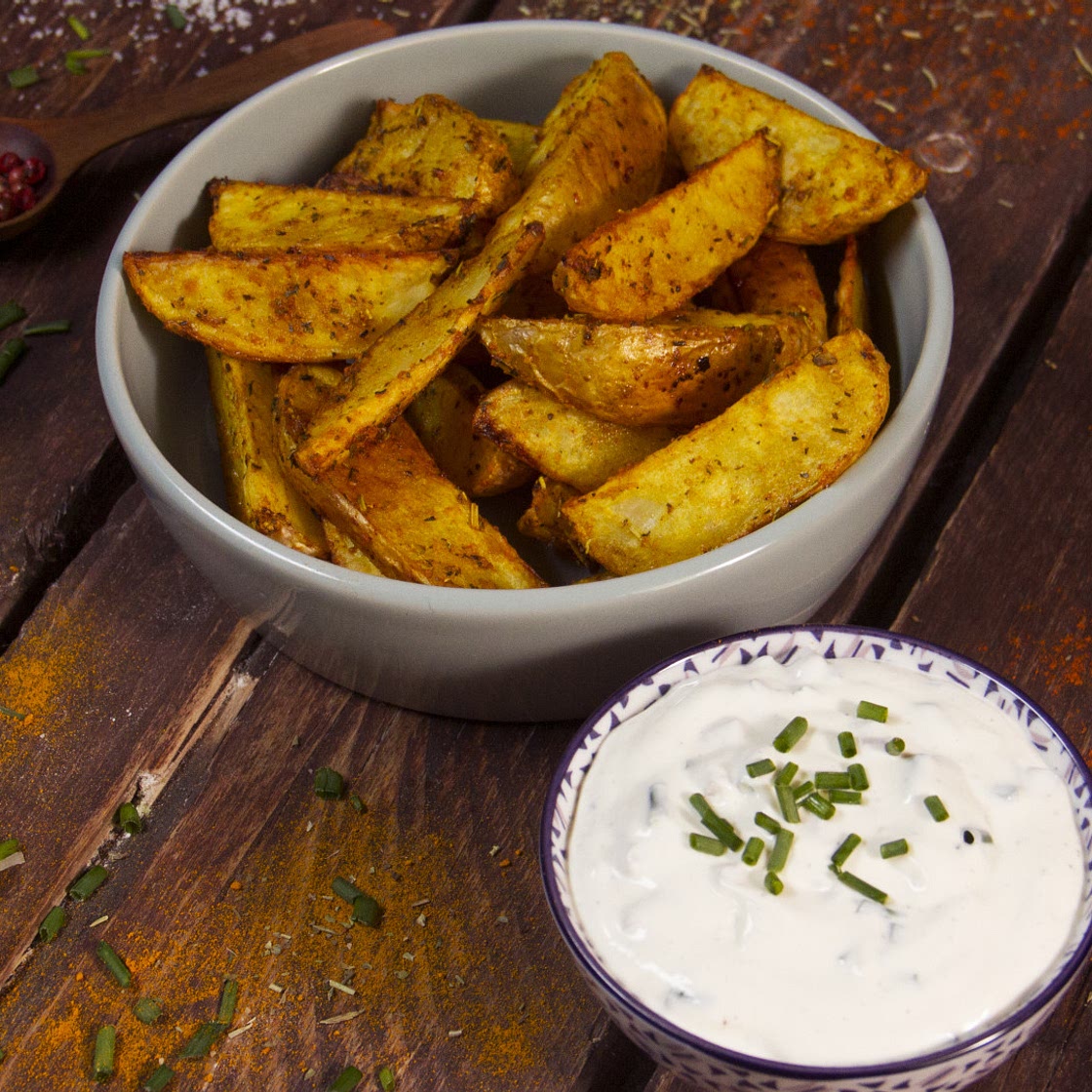 Potatoes et sauce deluxe