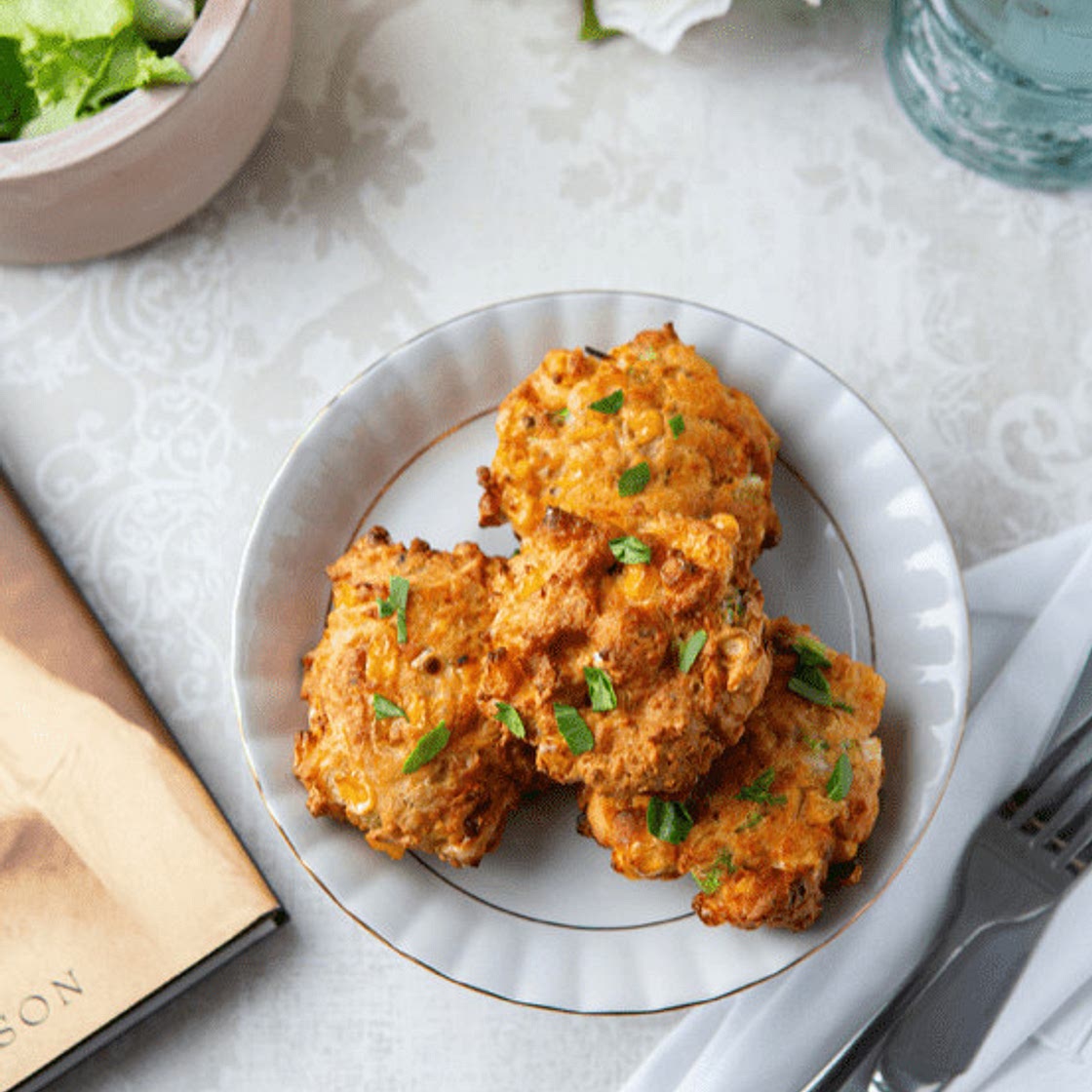 Air Fryer Corn Fritters