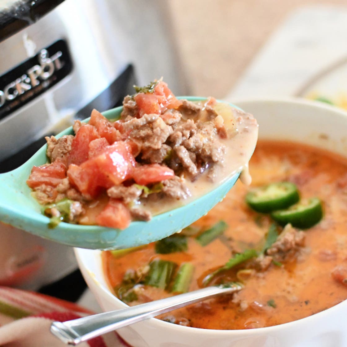 Slow Cooker Keto Taco Soup