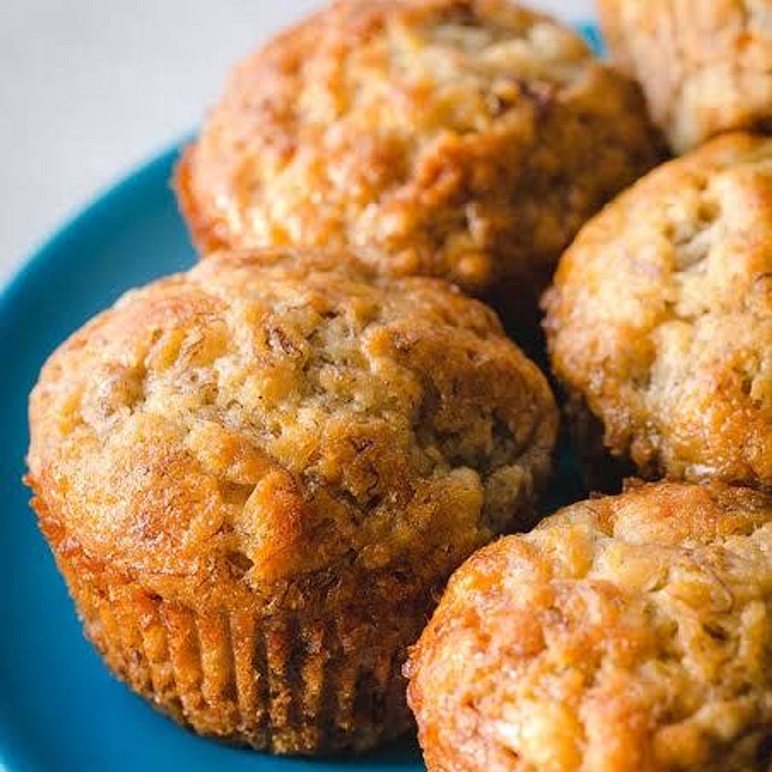 Vegan banana muffins