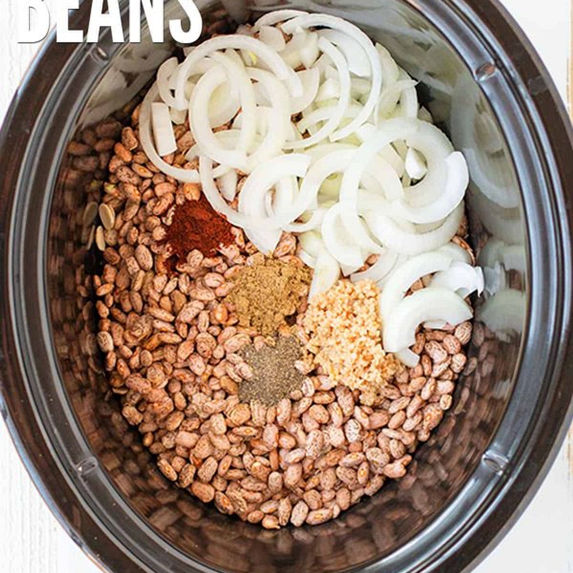 Slow Cooker Refried Beans