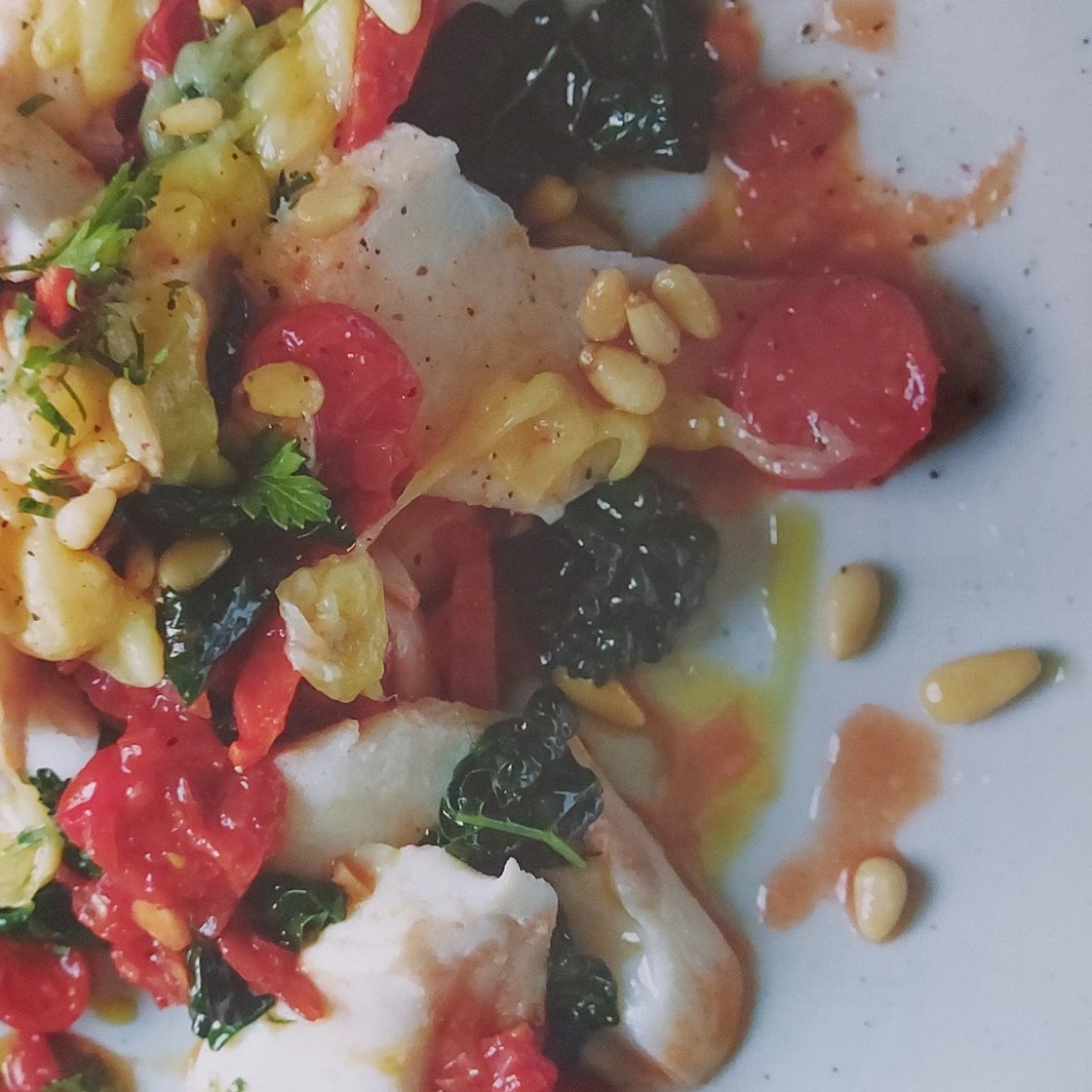 CHORIZO, CAVOLO NERO AND COD