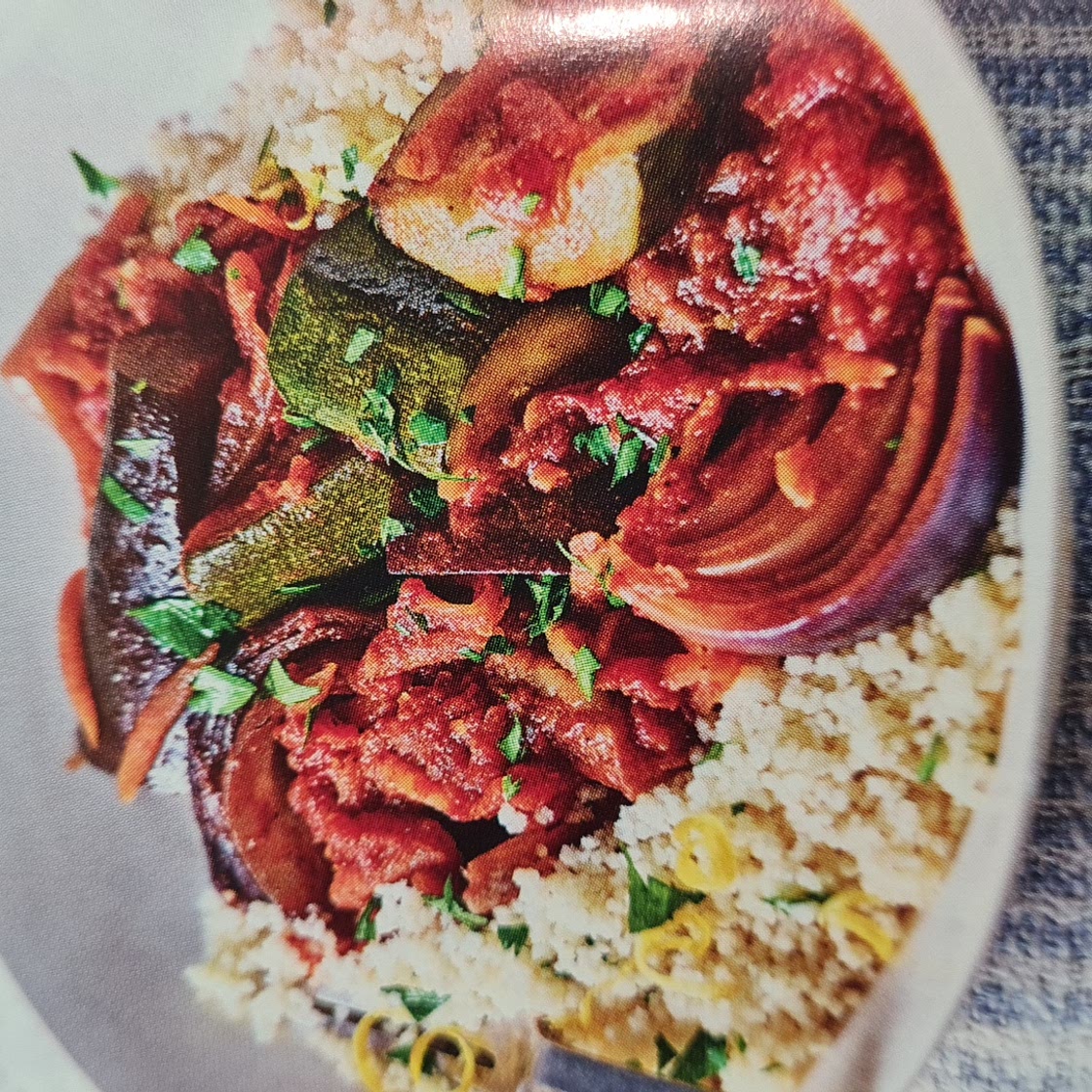 Vegetable tagine with lemony couscous