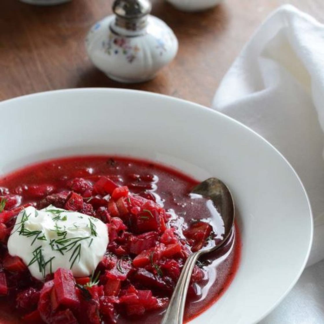 Borscht (Russian-Style Beet Soup)