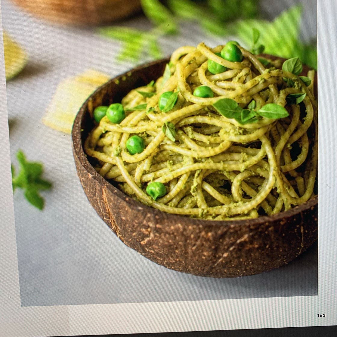 Mint Basil Pesto Pasta 