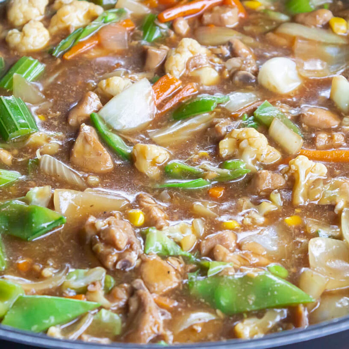 Chicken Chopsuey Fiji Style - Rich Gravy