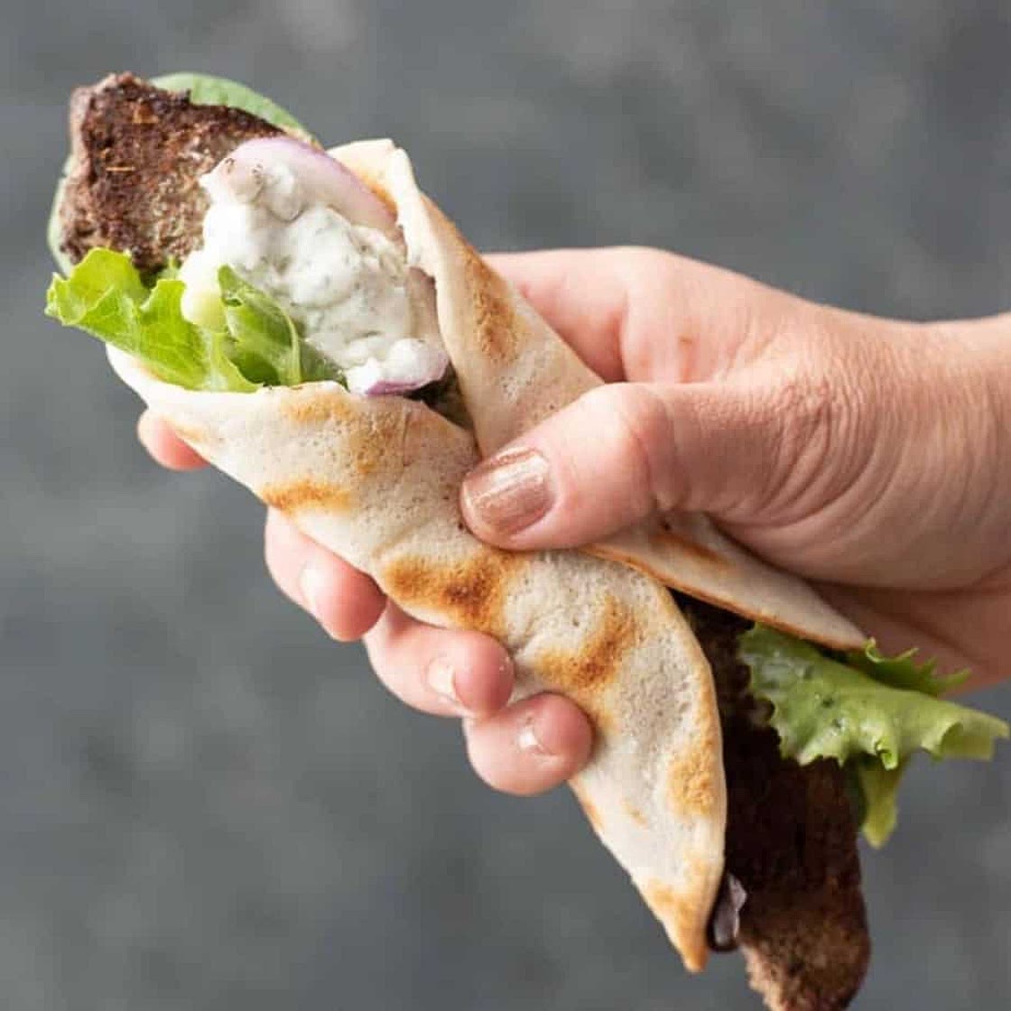 AIP Gryo Wrap Sandwich Recipe (with Tzatziki Sauce)