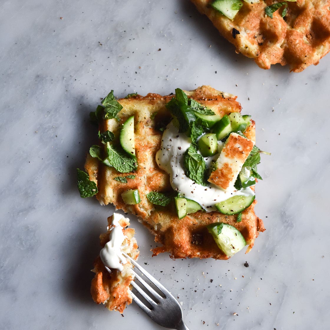 THREE INGREDIENT POTATO WAFFLES
