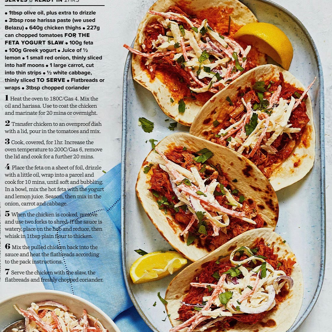 Harissa pulled chicken