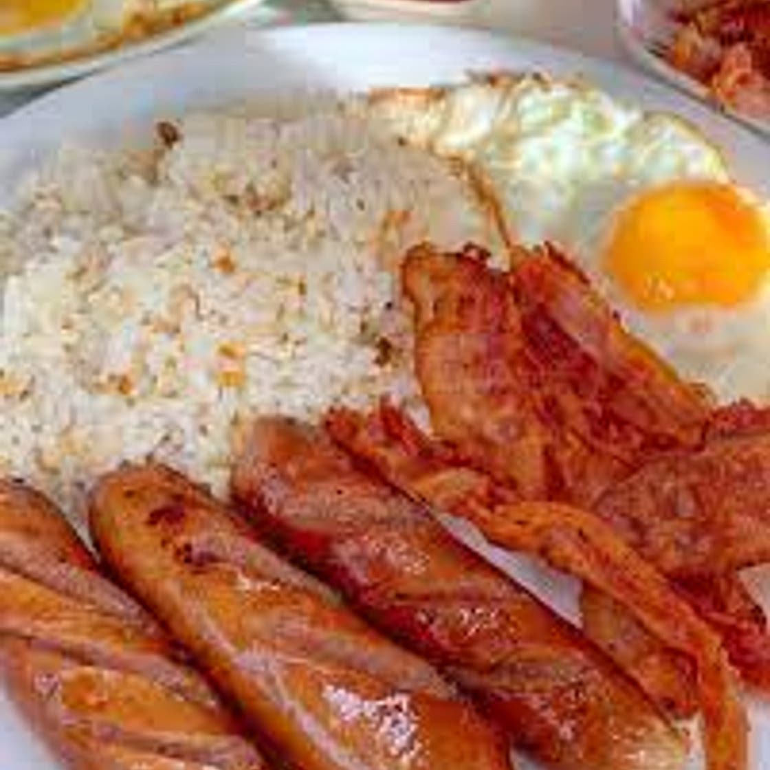 Fried Longganisa (Funtastik) with Garlic rice