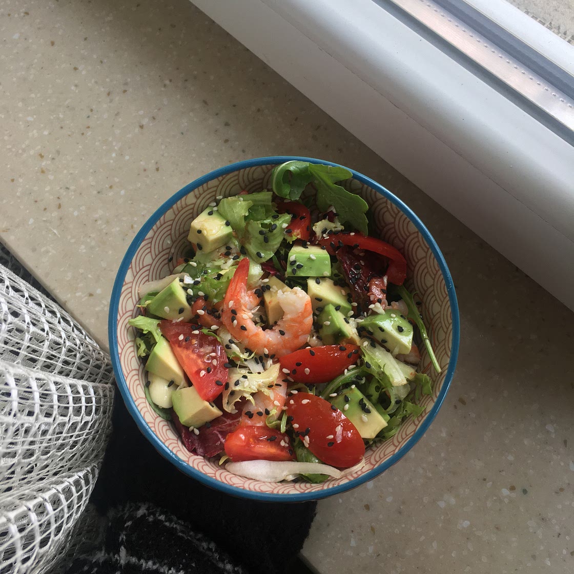 Low carb Avocado & Shrimp salad