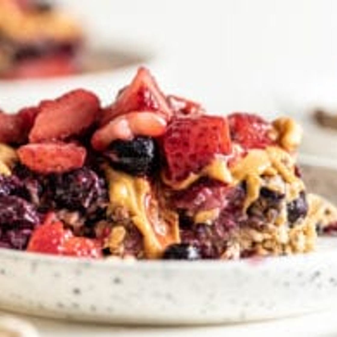Baked Berry Protein Oatmeal