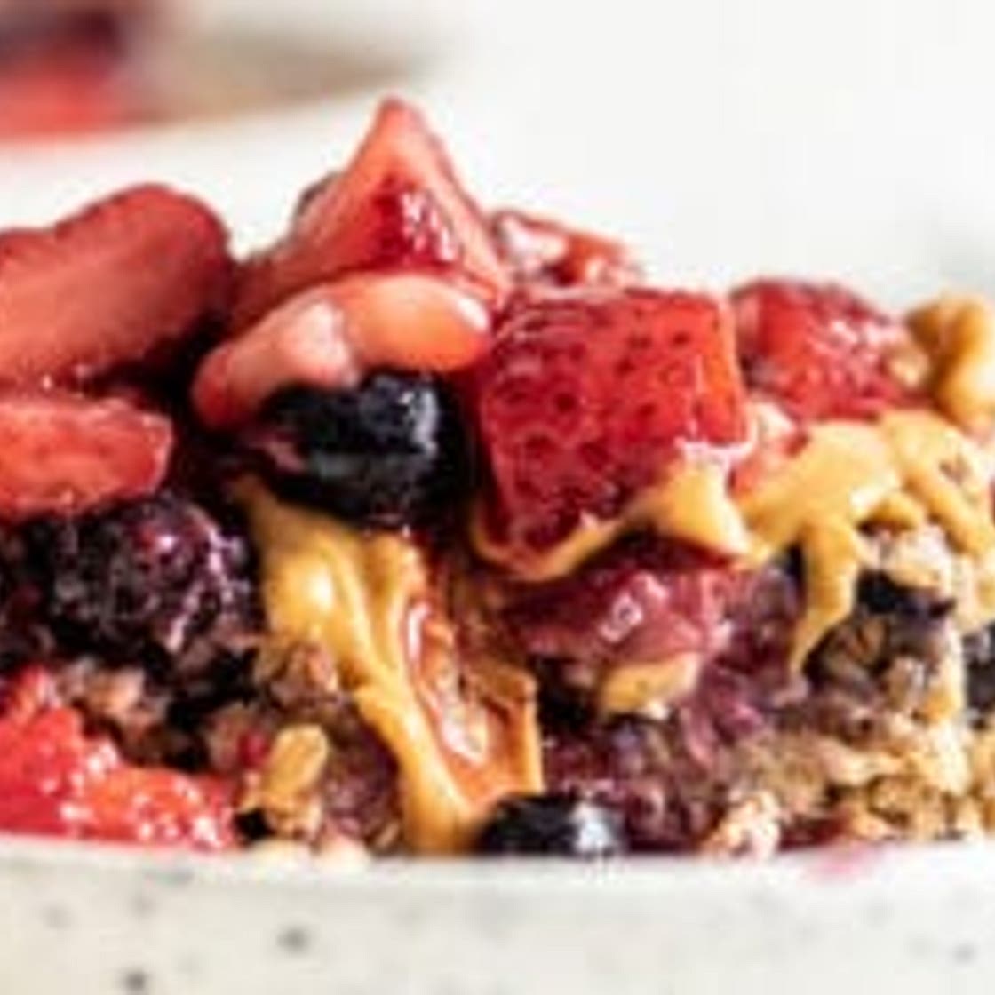 Baked Berry Protein Oatmeal