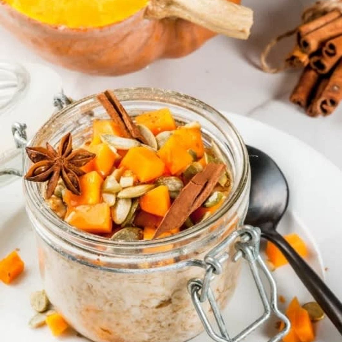 Pumpkin Overnight Oats