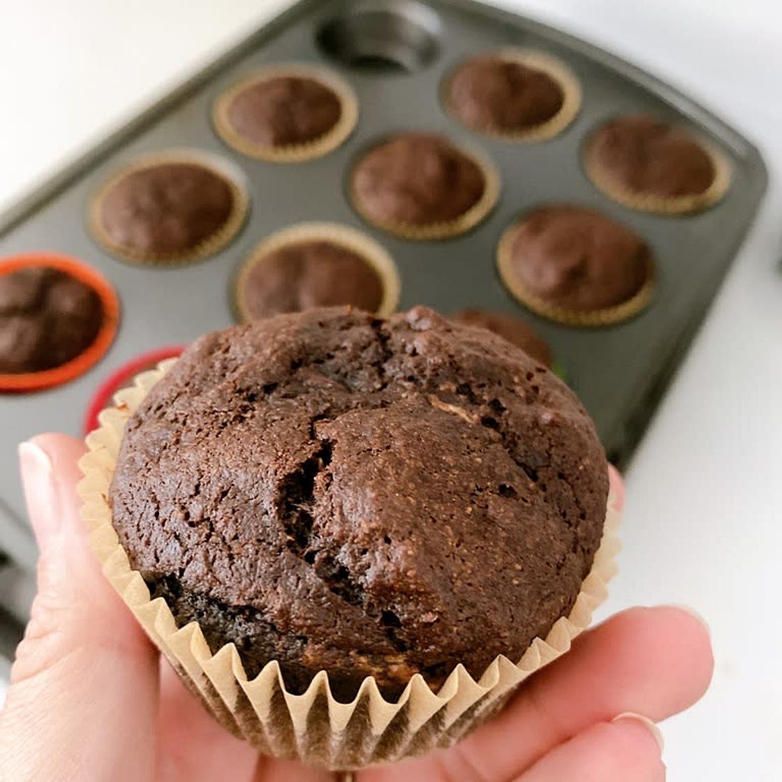 Chocolate Banana Muffins