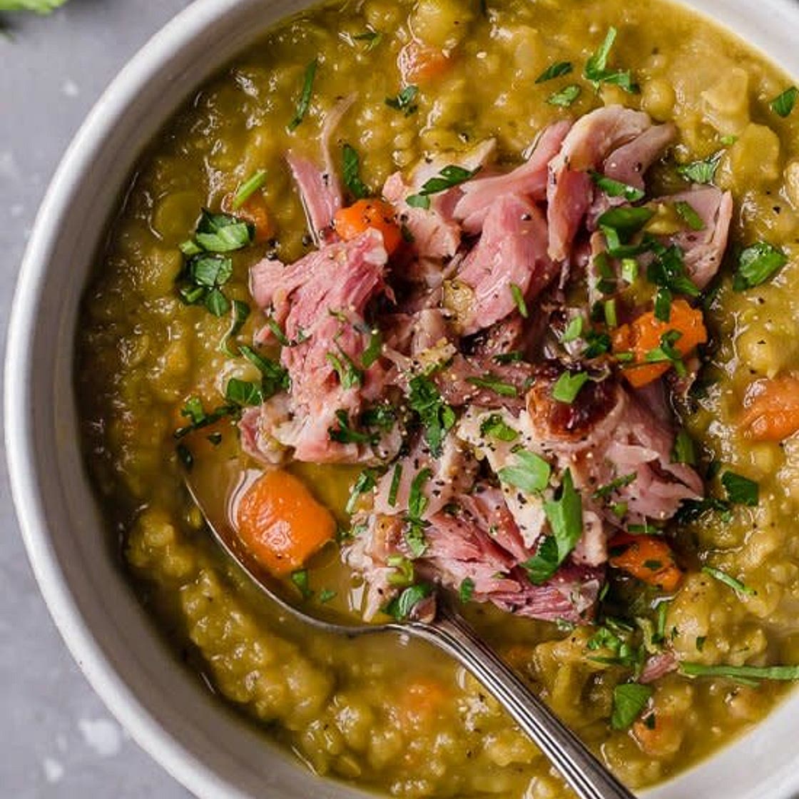 Mom's Ham and Pea Soup
