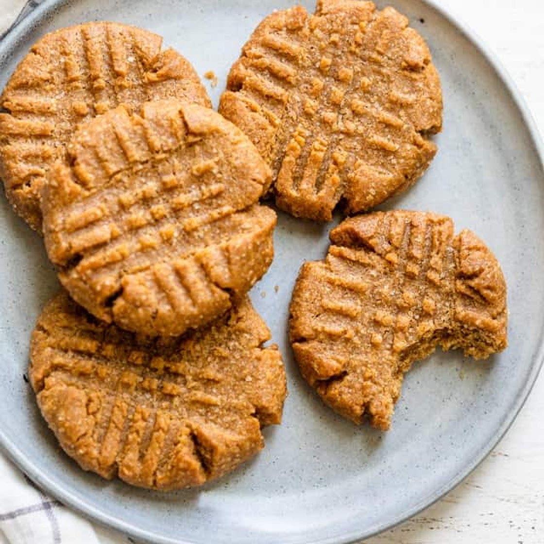 3 Ingredient Peanut Butter Cookies
