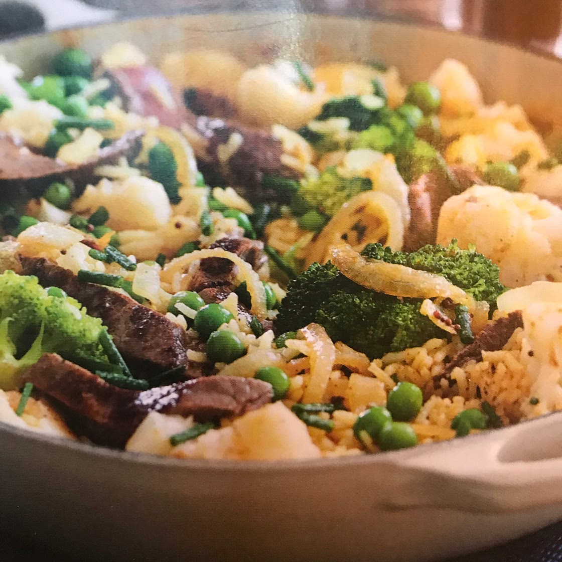Beef pilaf