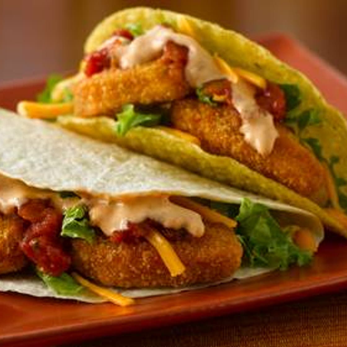 Chicken Nugget Tacos