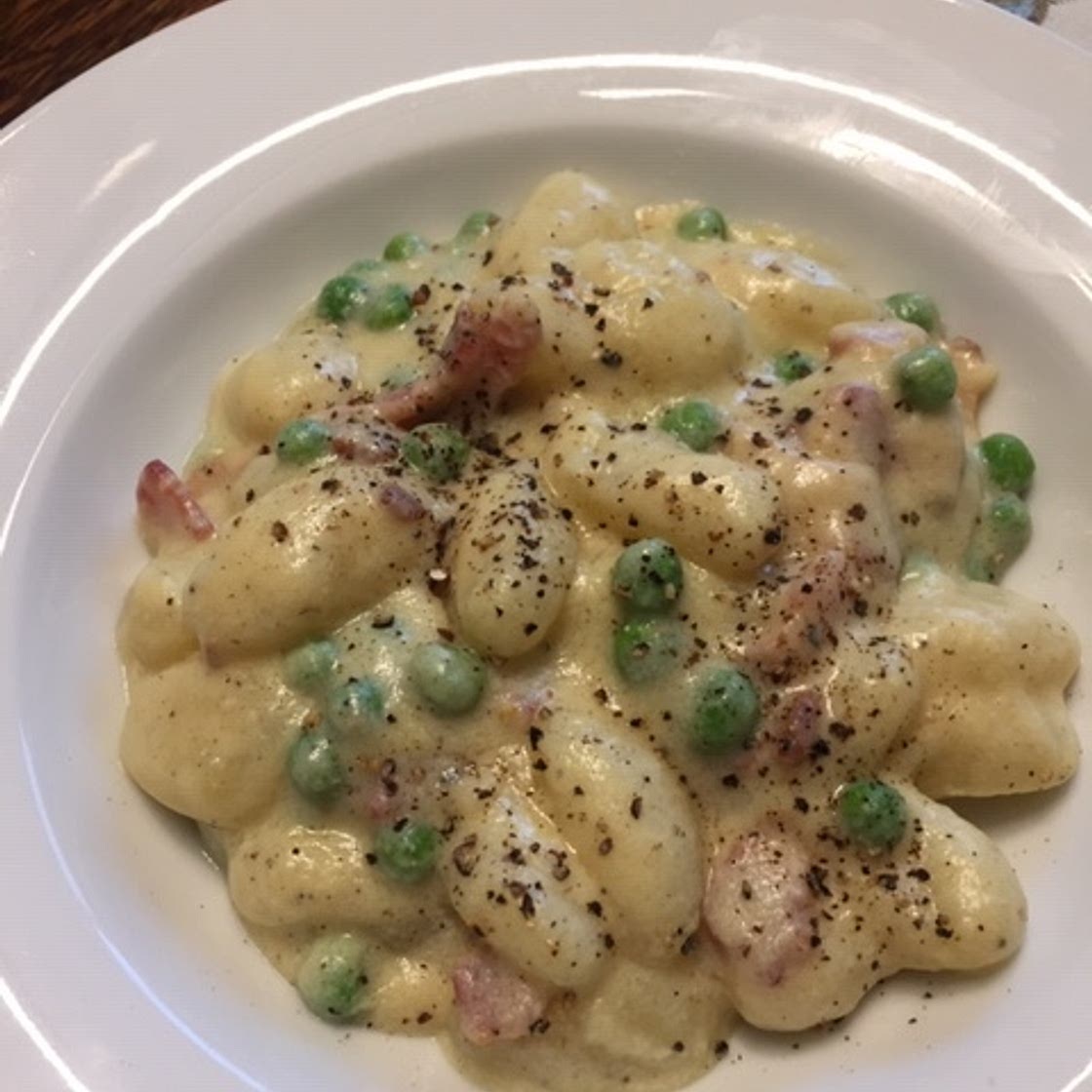 Gnocchi with Pancetta and Leeks